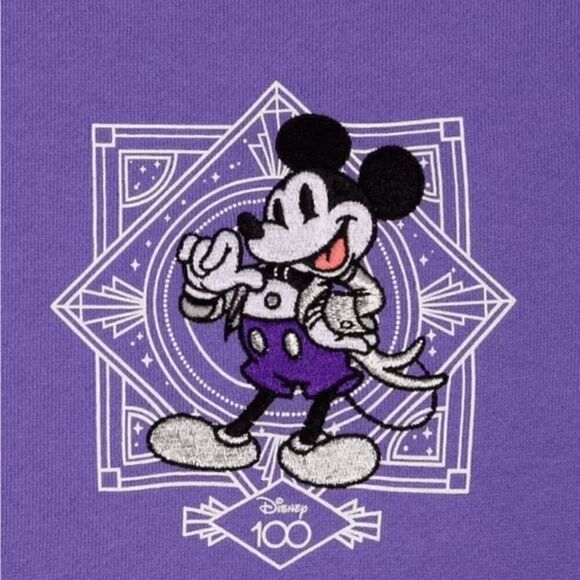 Mickey Mouse & Friends Disney100 Pullover Hoodie XXL Adults Disneyland NWT - Picture 4 of 5